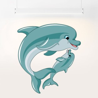 Vinilos delfines infantiles