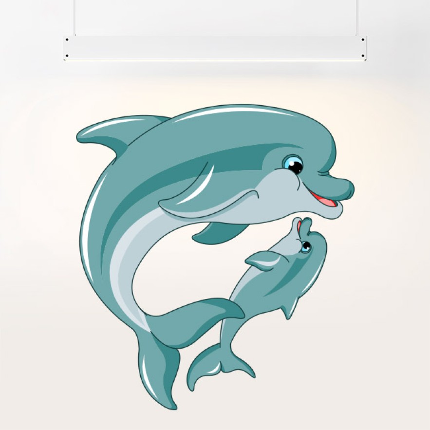 Vinilos delfines infantiles