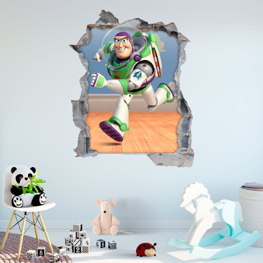 Vinilos disney 3d buzz lightyear