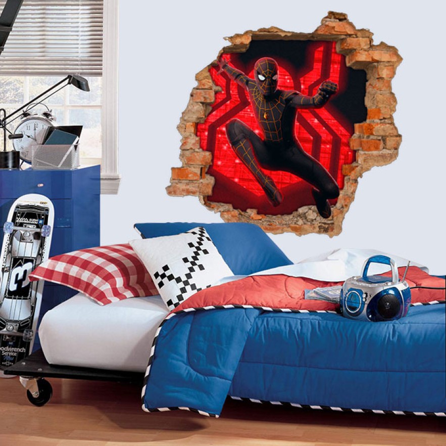 Vinilos efecto 3d spider man no way home