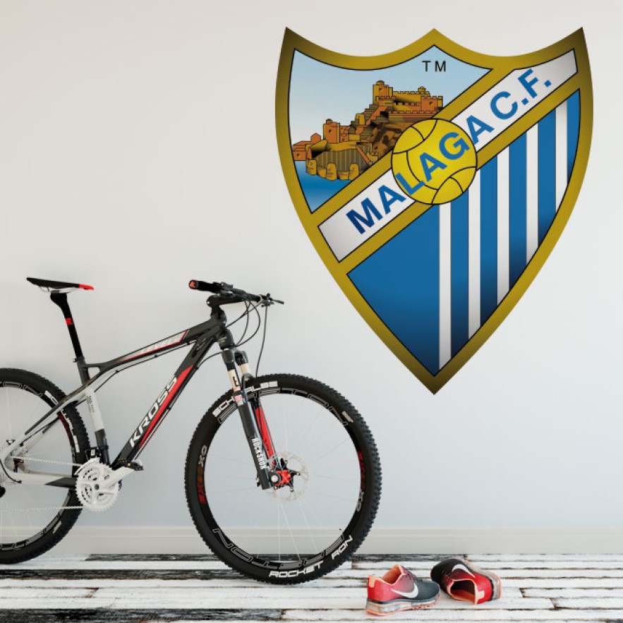 Vinilos escudo málaga club de fútbol