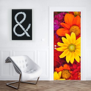 Vinilos flores para decorar puertas y armarios Vinilos flores para decorar puertas y armarios