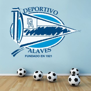 Vinilos fútbol escudo deportivo alavés