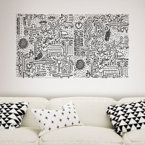 Vinilos ilustración keith haring