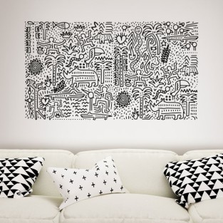 Vinilos ilustración keith haring
