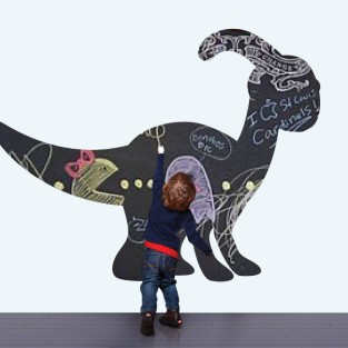 Vinilos decorativos infantile pizarra negra silueta dinosaurio Vinilos decorativos infantile pizarra negra silueta dinosaurio