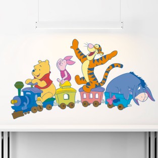 Vinilos infantiles tren winnie the pooh Vinilos infantiles tren winnie the pooh