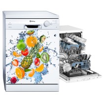 Vinilos frutas y salpicaduras de agua para lavaplatos