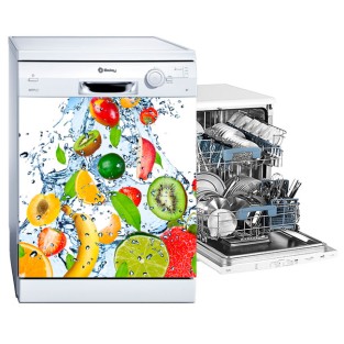 Vinilos frutas salpicadura agua lavavajillas Vinilos frutas salpicadura agua lavavajillas