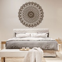 Vinilos decorativos de mandalas para cabecero de cama