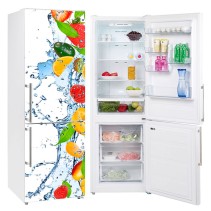 Vinilos electrodomésticos neveras frutas salpicadura agua