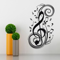 Vinilos notas musicales