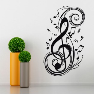 Vinilos notas musicales
