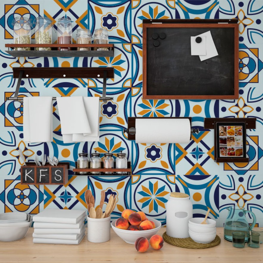 Vinilos decorativos azulejos y baldosas (24 unidades)