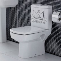 Vinilos decorativos para baños el sillón del rey