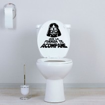 Vinilos decorativos baños y paredes texto star wars