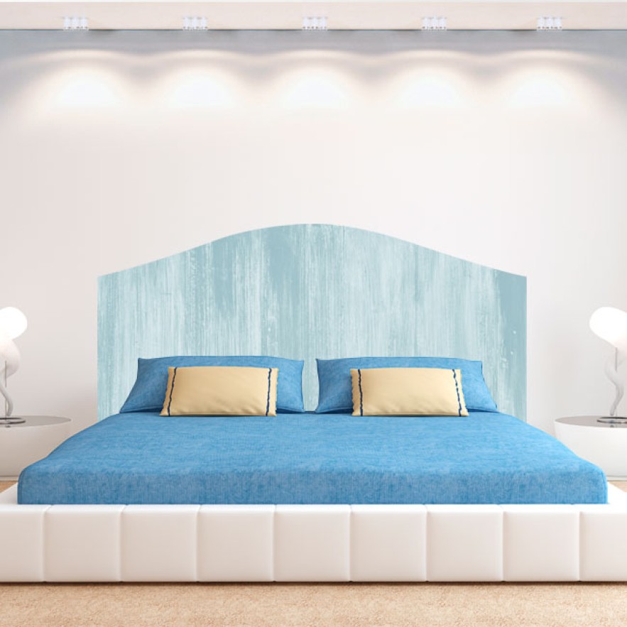 Vinilos para cabeceros de la cama textura madera