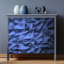 Vinilos geometría 3d para decorar muebles y armarios
