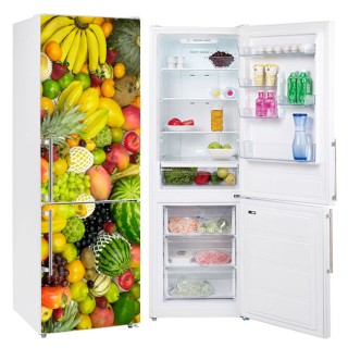 Vinilos electrodomésticos frigoríficos y neveras frutas collage