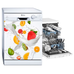 Vinilos para electrodomésticos lavavajillas frutas con leche Vinilos para electrodomésticos lavavajillas frutas con leche
