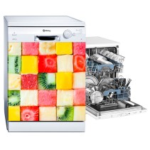 Vinilos electrodoméstico lavavajillas frutas en cubos