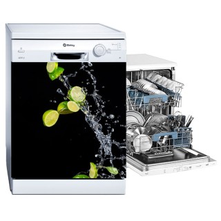 Vinilos para electrodoméstico lavavajillas limones splash