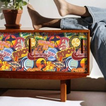 Vinilos collage surf para muebles o armarios