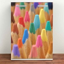 Vinilos lápices de colores para muebles o armarios