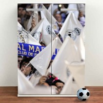 Vinilos para muebles y armarios banderas real madrid