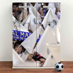 Vinilos para muebles y armarios banderas real madrid Vinilos para muebles y armarios banderas real madrid