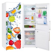 Vinilos para electrodomésticos neveras frutas salpicaduras agua