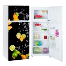 Vinilos electrodomésticos neveras naranjas y limones
