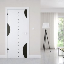 Vinilos decorativos para puertas composición círculos