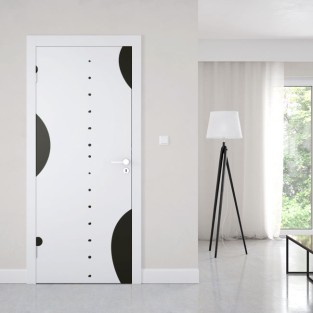 Vinilos decorativos para puertas composición círculos