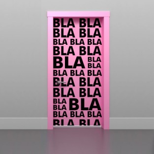 Vinilos decorativos para puertas de baños mujeres