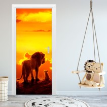 Vinilos decorativos puertas y armarios disney el rey león