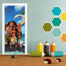 Vinilos puertas y armarios disney película vaiana