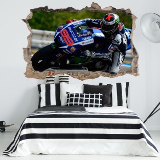 Vinilos 3d motogp jorge lorenzo yamaha Vinilos 3d motogp jorge lorenzo yamaha