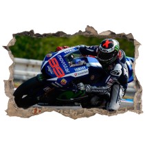 Vinilos 3d motogp jorge lorenzo yamaha
