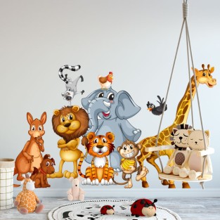 Vinilos paredes animales infantiles o juveniles Vinilos paredes animales infantiles o juveniles