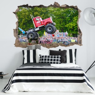 Vinilos 3d big pete monster truck Vinilos 3d big pete monster truck