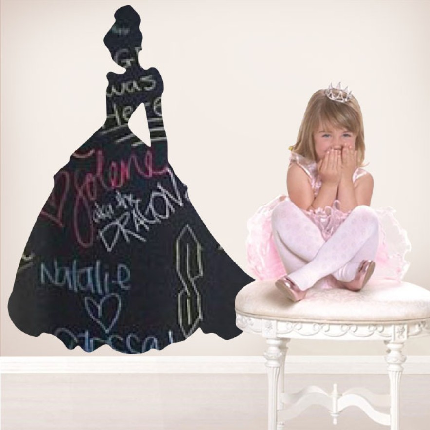Vinilos infantiles pizarra negra disney la cenicienta