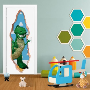 Vinilos dinosaurio rex toy story puertas 3d Vinilos dinosaurio rex toy story puertas 3d
