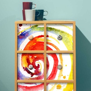 Vinilos trazos de pintura decorar muebles o armarios Vinilos trazos de pintura decorar muebles o armarios