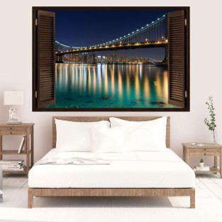 Ventana 3d puente de brooklyn Ventana 3d puente de brooklyn