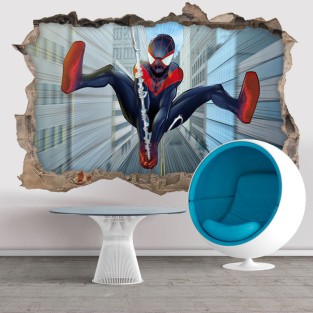 Vinilos y pegatinas 3d miles morales spider man Vinilos y pegatinas 3d miles morales spider man