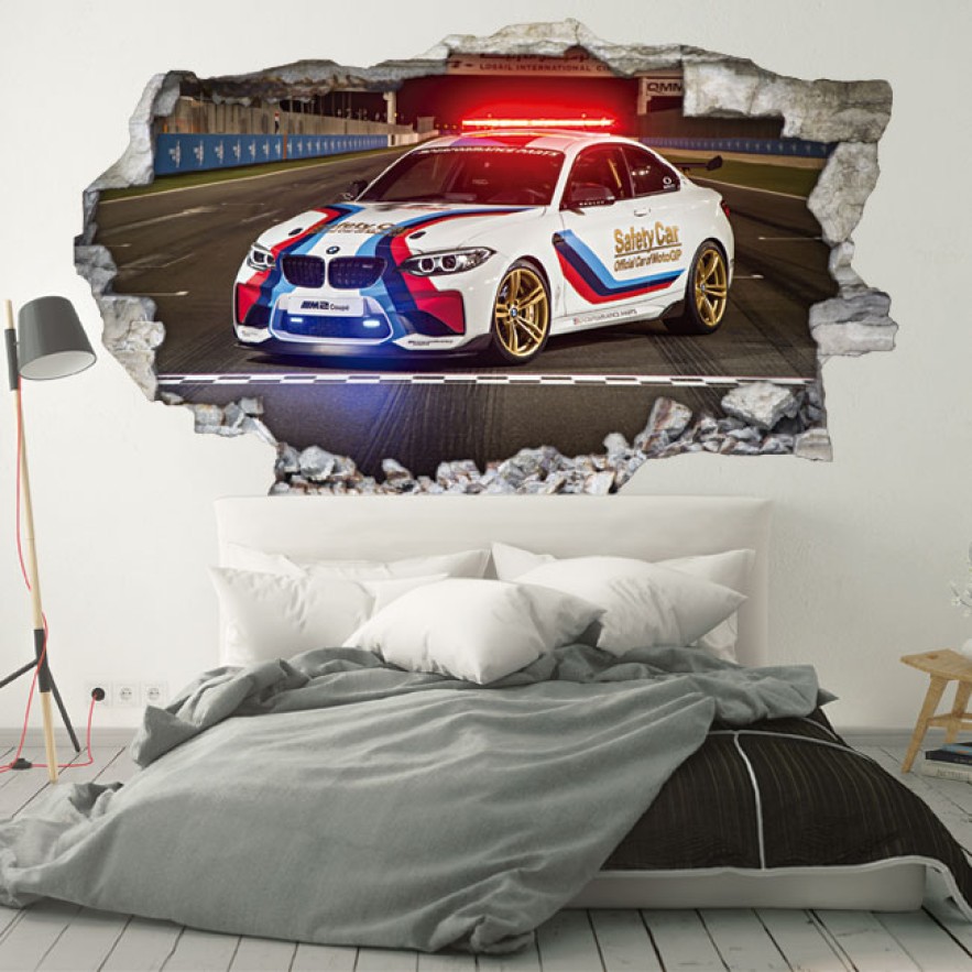 Vinilos 3d safety car motogp bmw m4