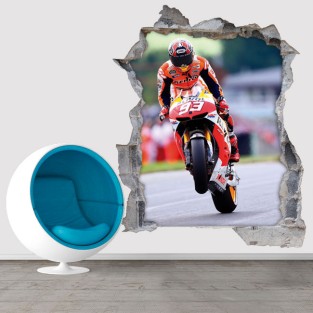 Vinilos 3d motogp honda marc márquez