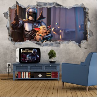 Vinilos y pegatinas 3d the mandalorian videojuego fortnite Vinilos y pegatinas 3d the mandalorian videojuego fortnite