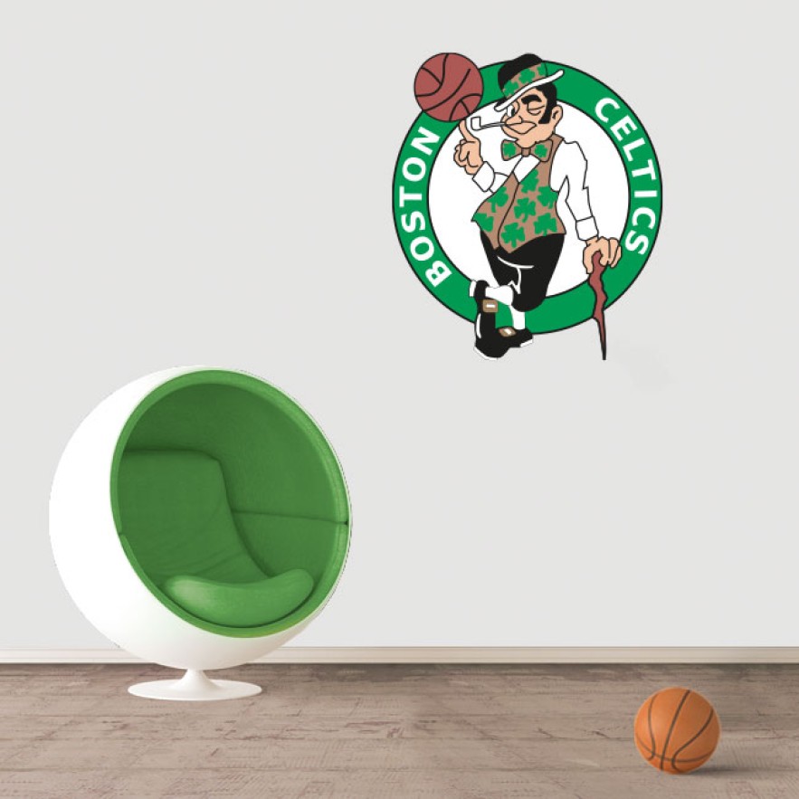 Vinilos y pegatinas baloncesto nba escudo boston celtics